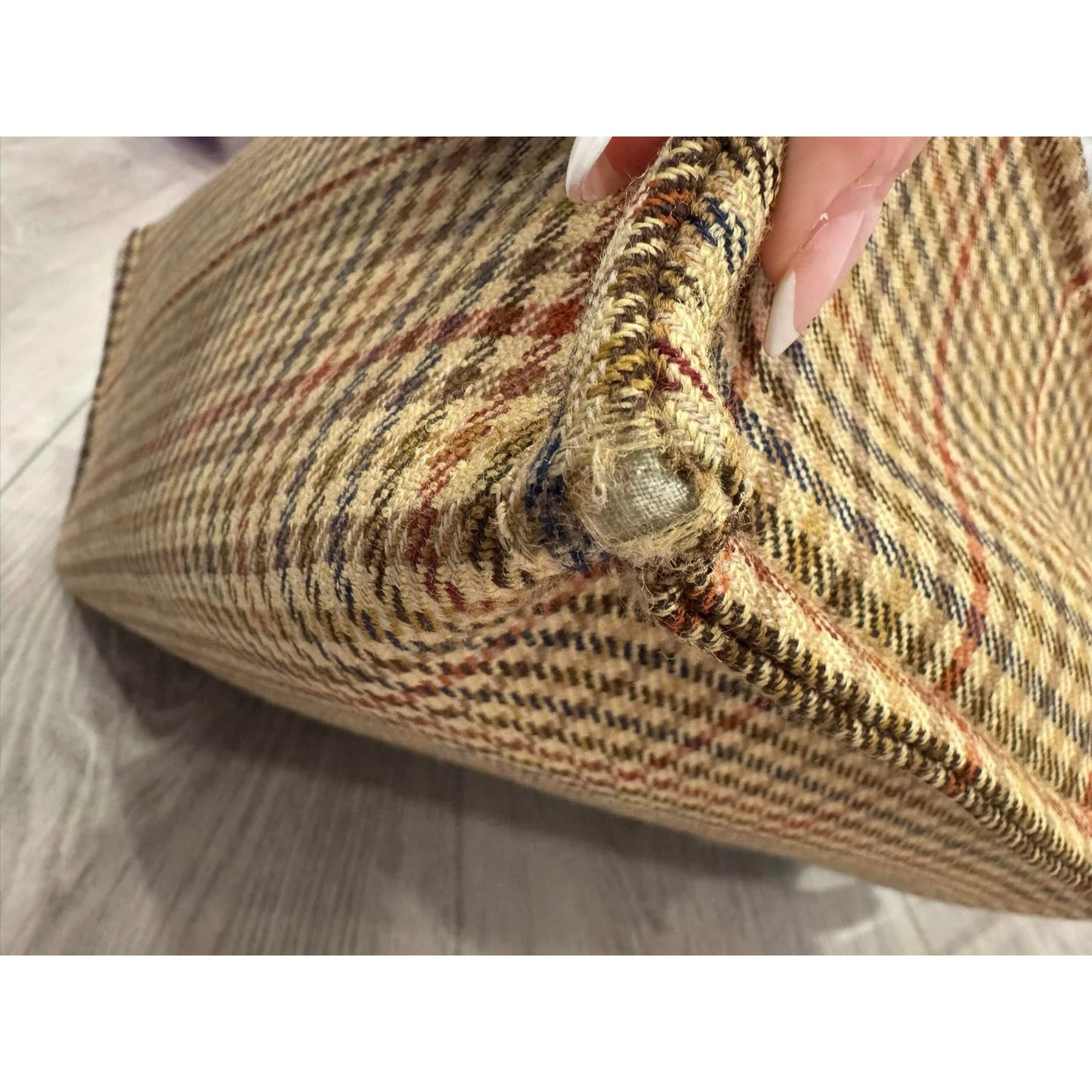 Celine large cabas tote tweed