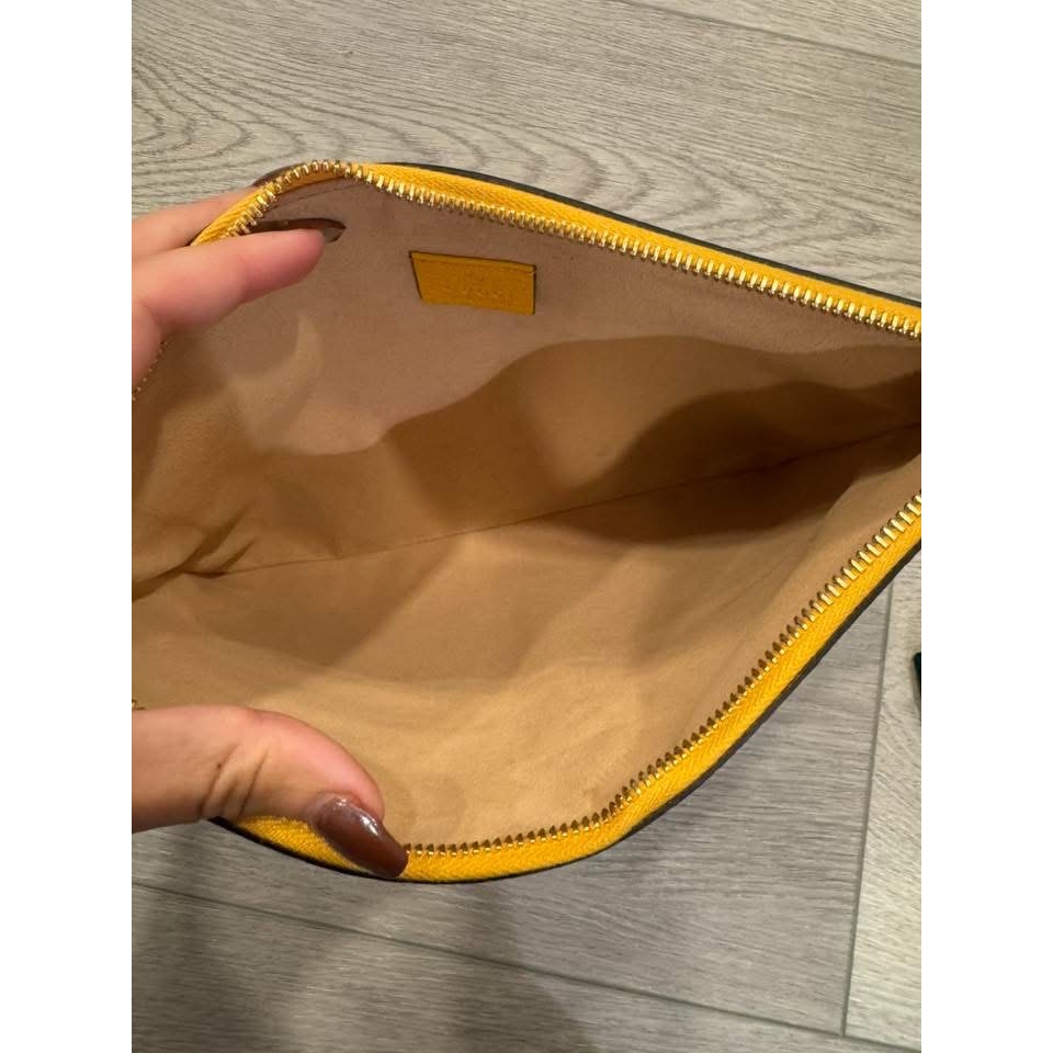 Gucci floral pouch
