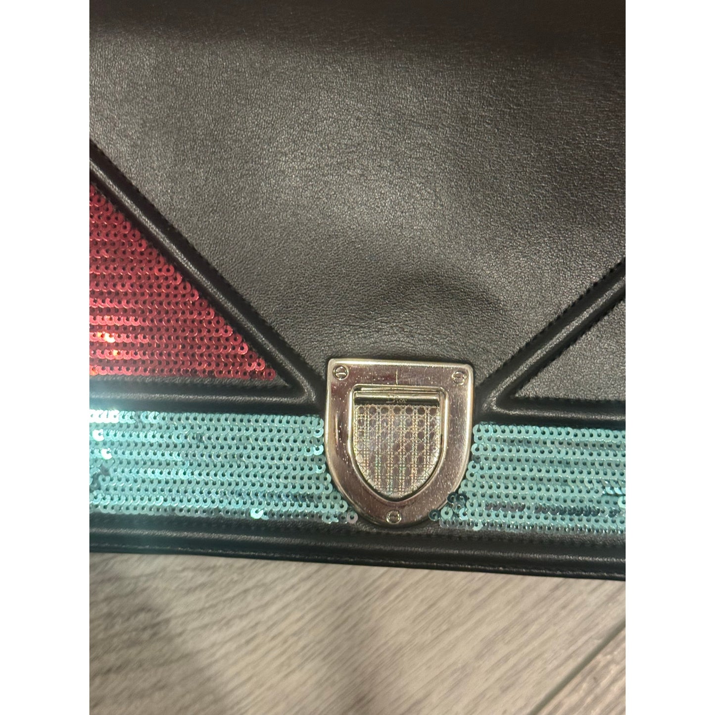Dior sequin shoulder bag