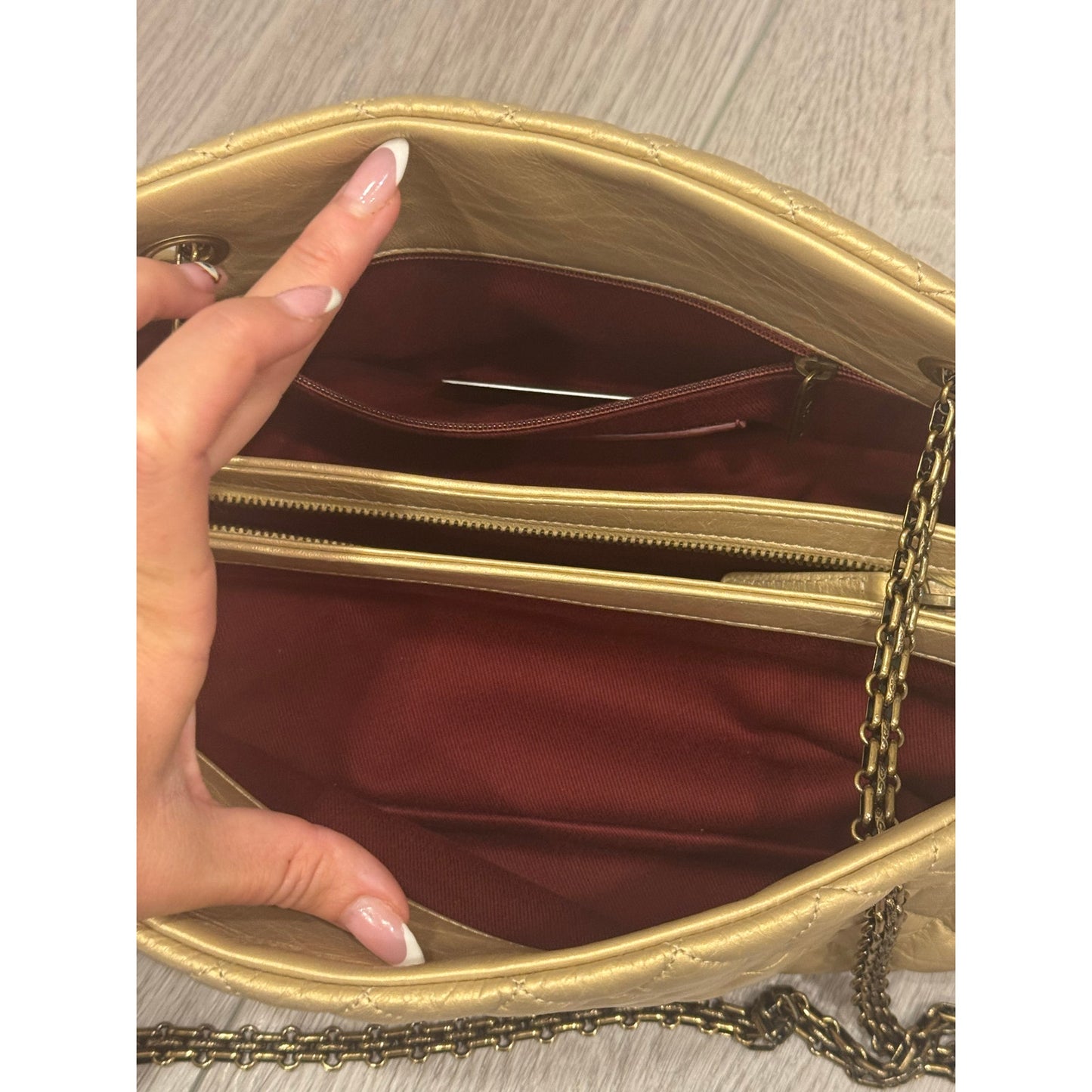 Chanel Mademoiselle leather handbag