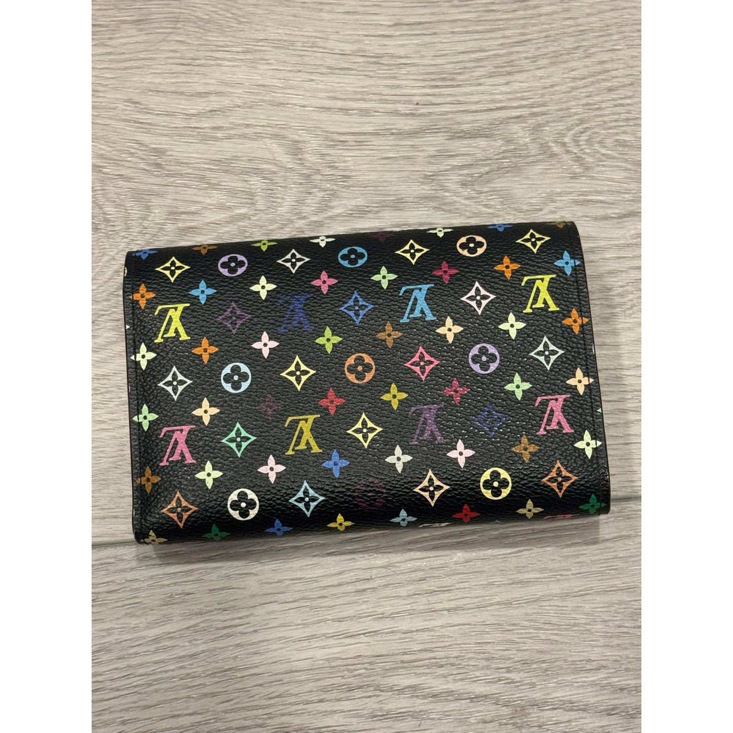 Lv Murkami black with multi color LVs
