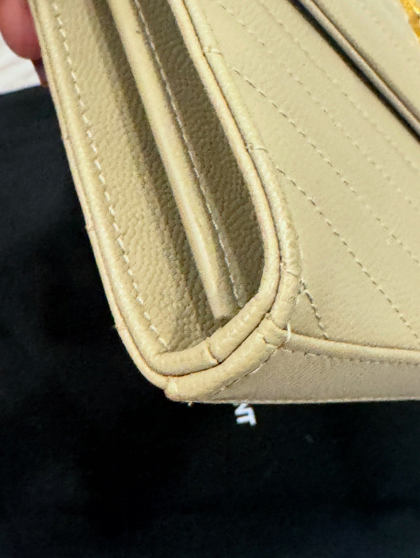 Y s l nude envelope bag with gold hardware