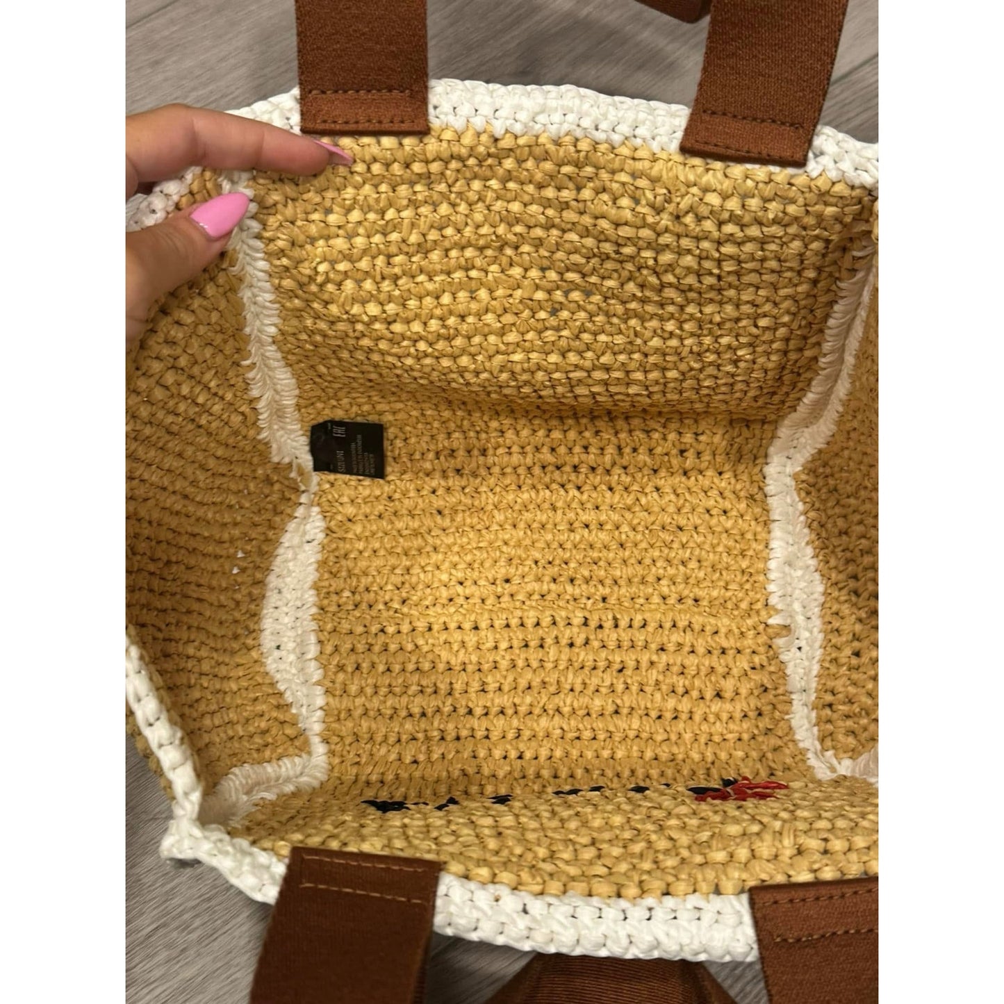 Marni Sillo woven tote bag
