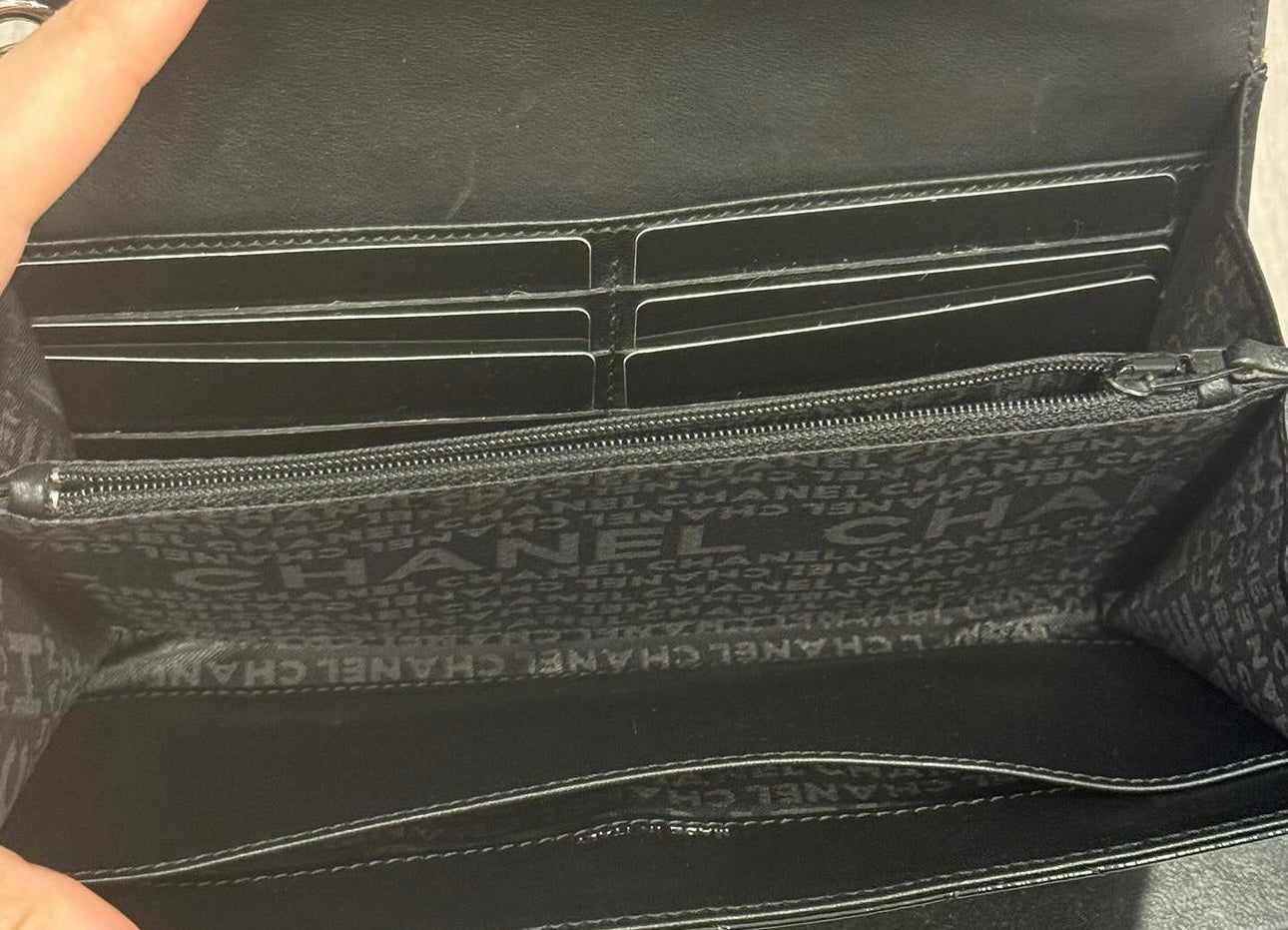 Chanel Patent wristlet