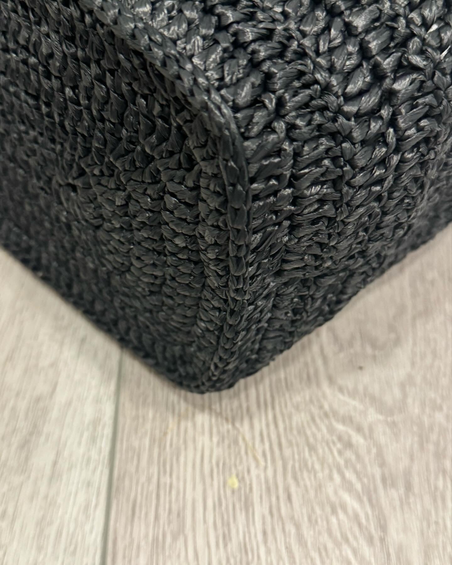 YSL Rive Gauche Raffia Bag