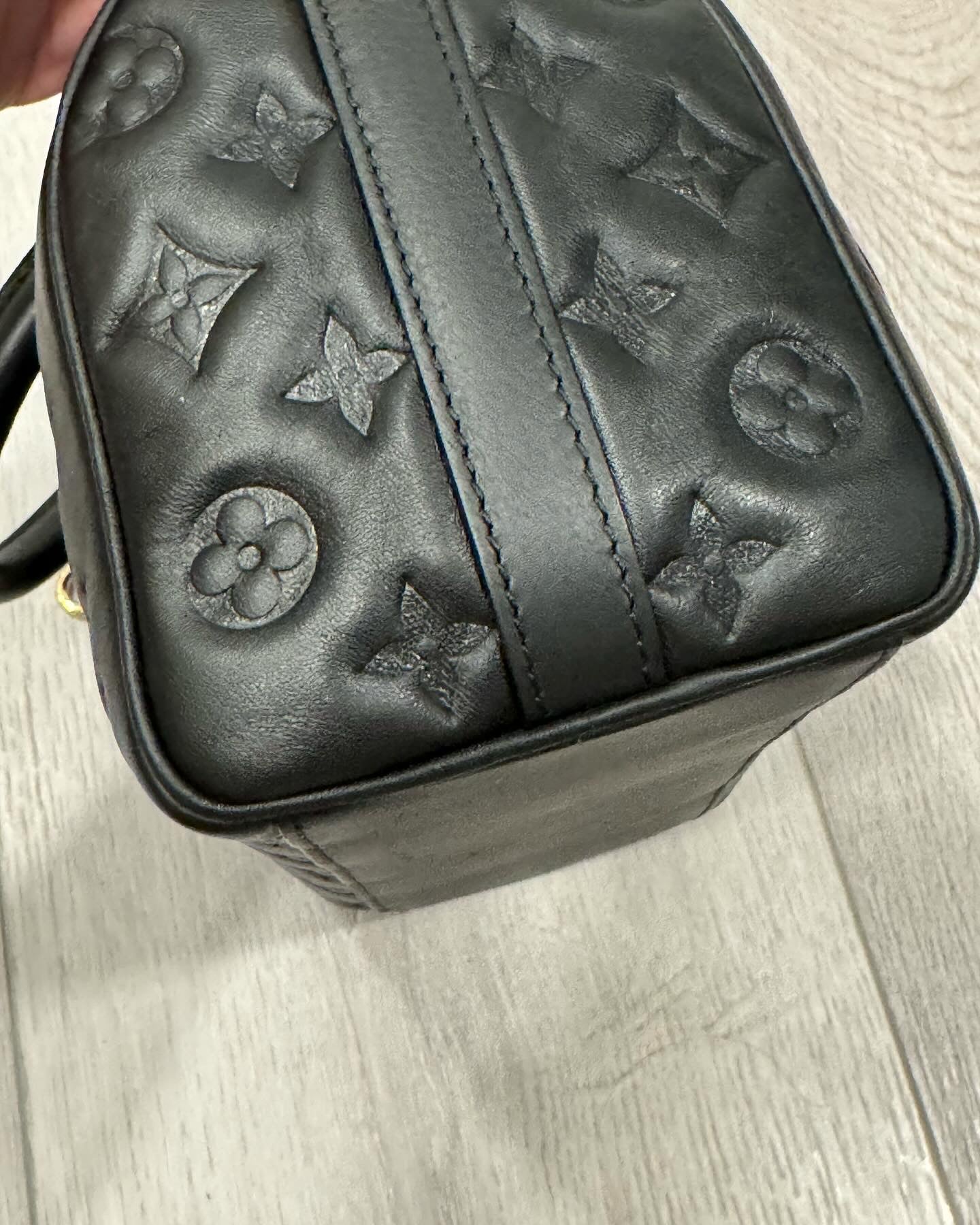 Louis Vuitton speedy 22 monogram embossed