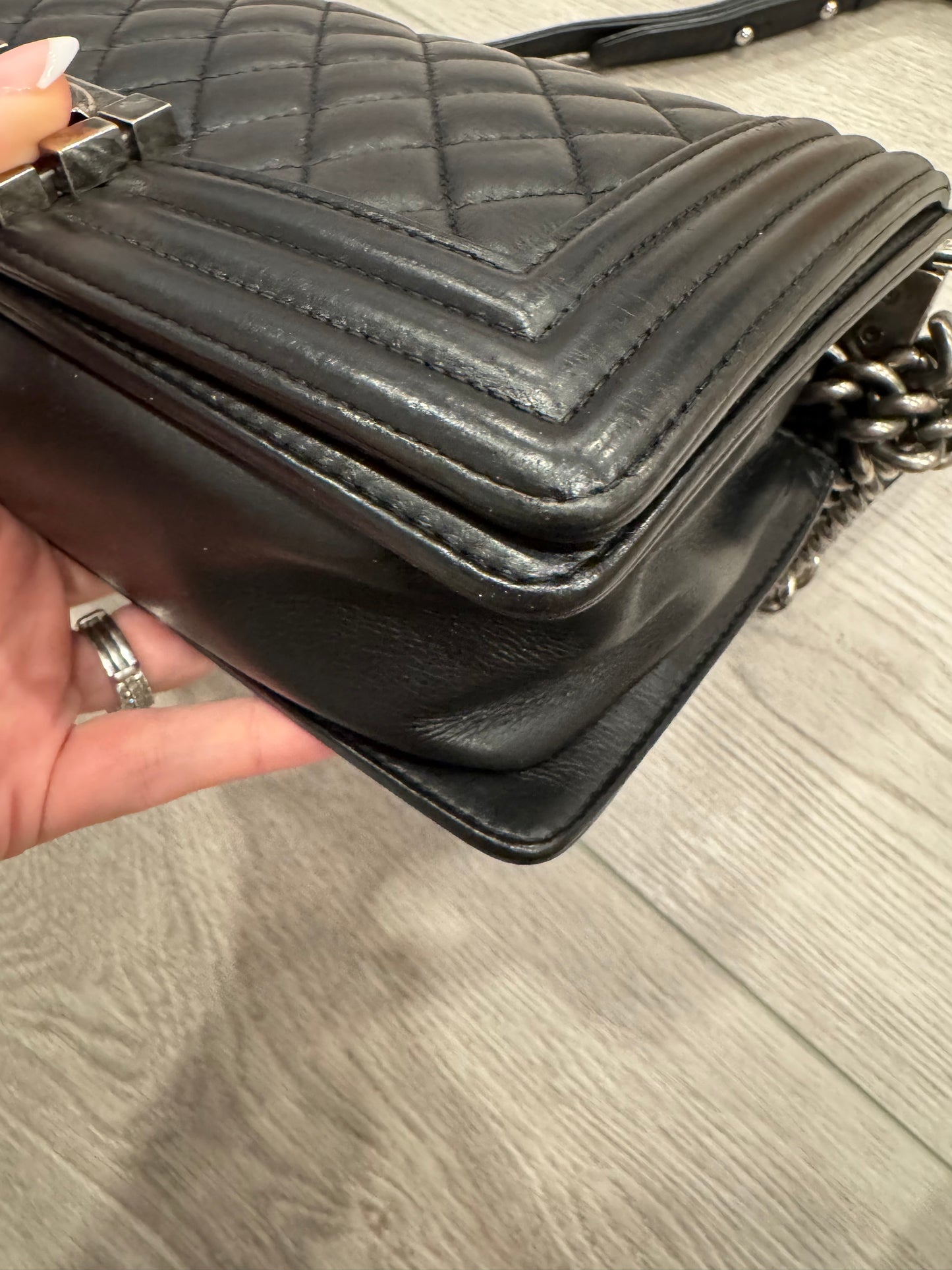 Cc calfskin boy bag medium