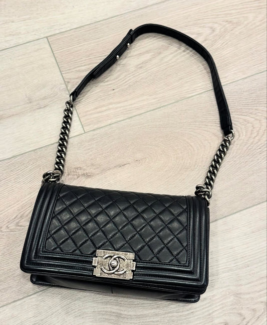 Cc calfskin boy bag medium