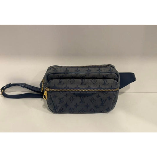 Lv denim bumbag