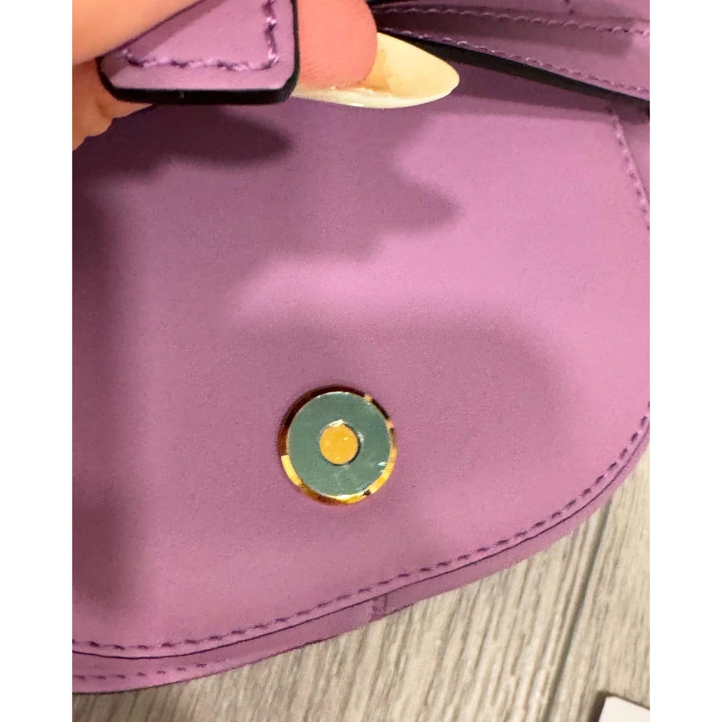 Loewe Purple Mini gate bag.