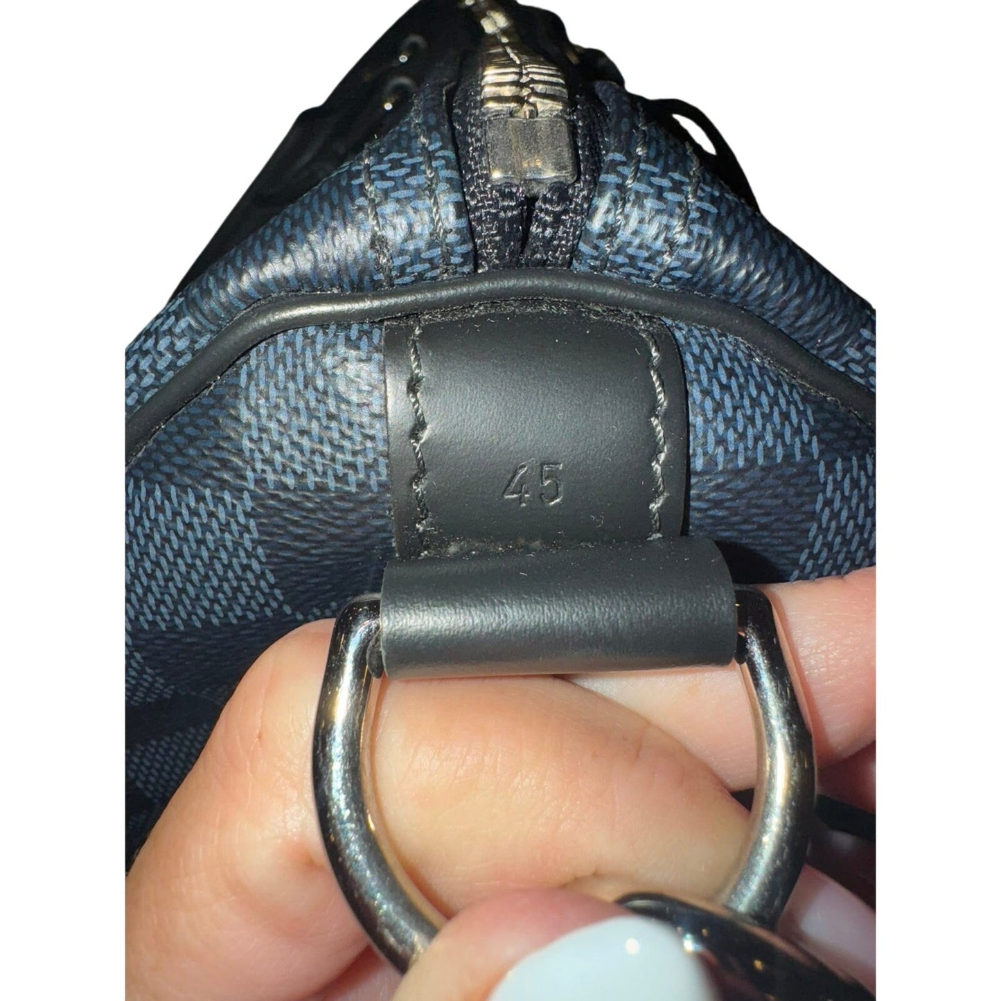 Keepall Bandoulière 45 In Damier graphit