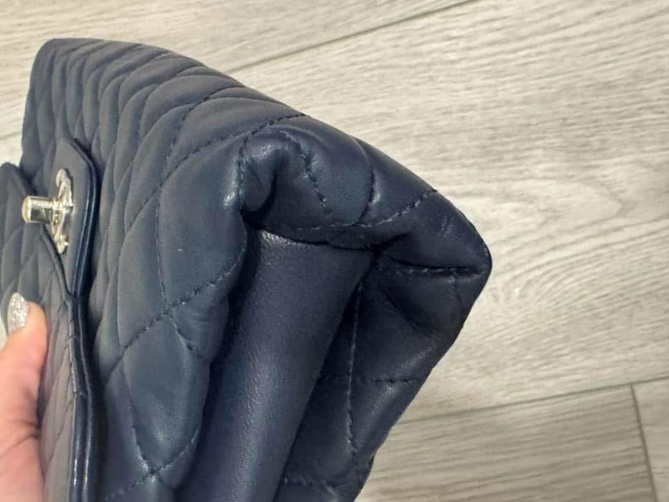 Cc by 4 quilted flap navy