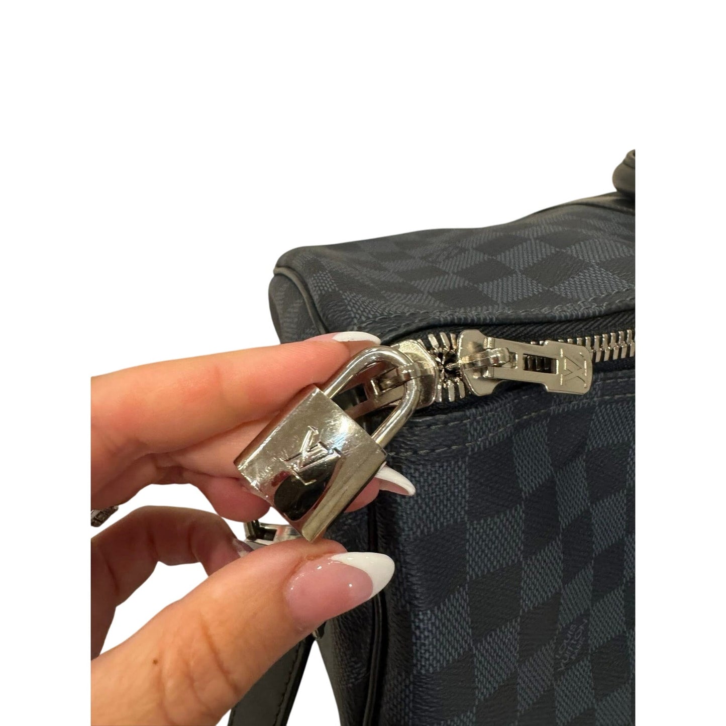 Keepall Bandoulière 45 In Damier graphit