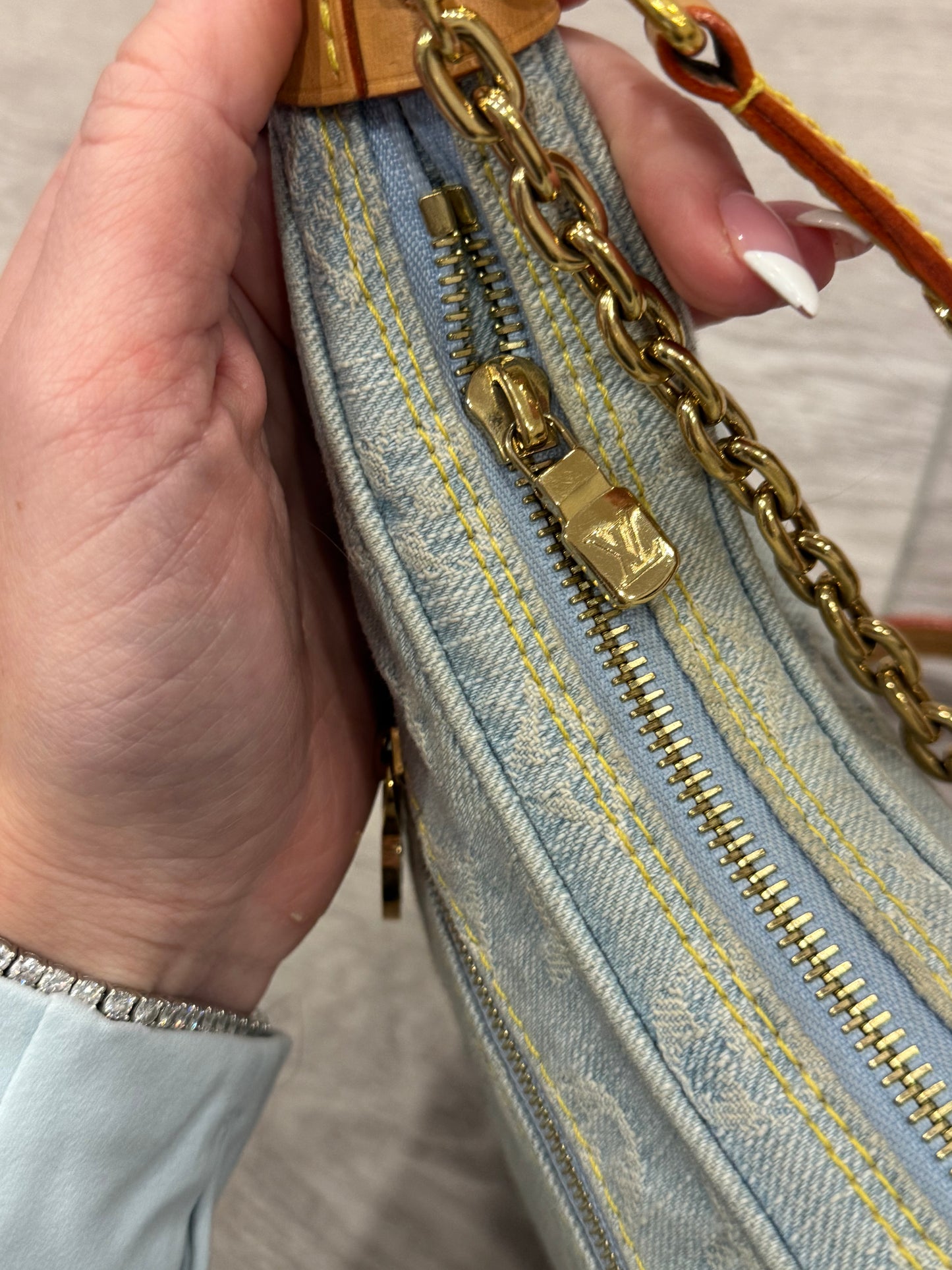 LV denim loop