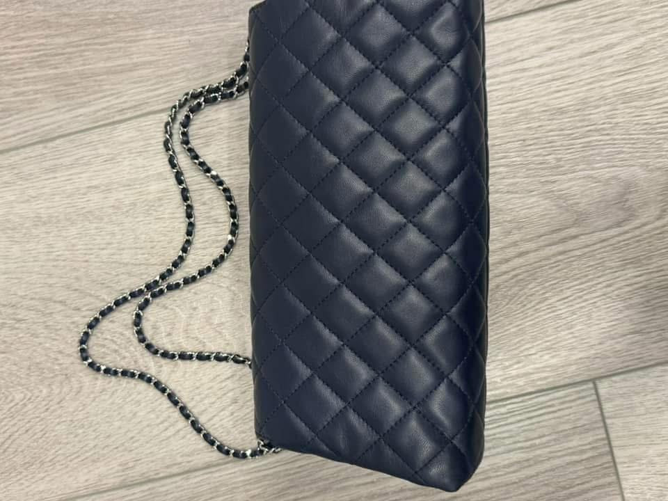 Cc by 4 quilted flap navy