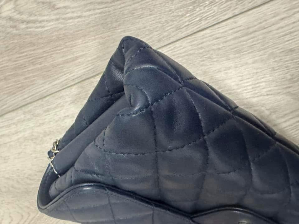 Cc by 4 quilted flap navy