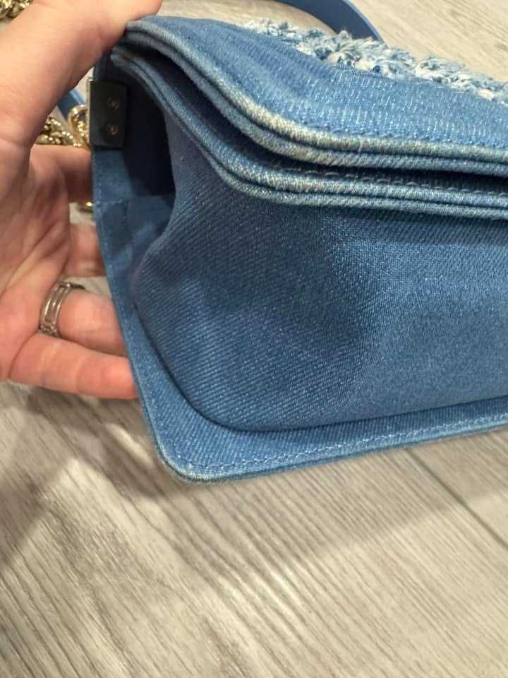 Cc denim boy bag medium