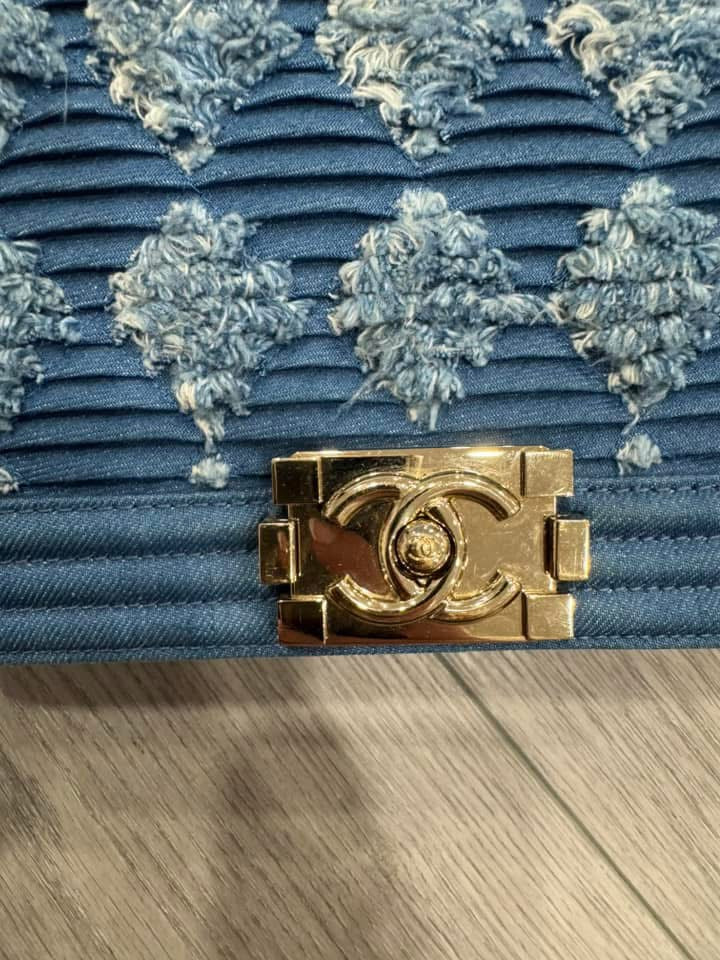 Cc denim boy bag medium