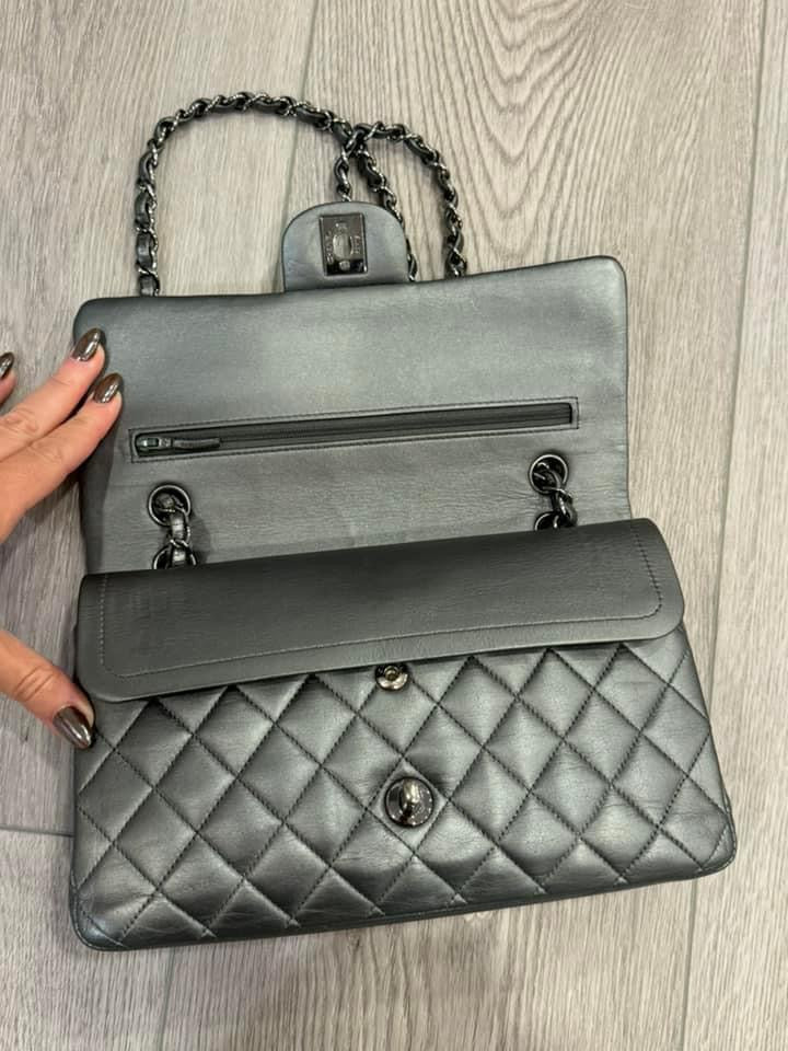 Cc grey double flap
