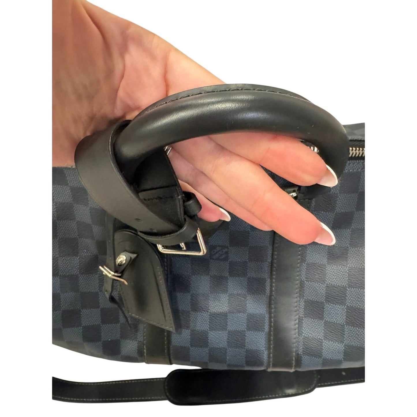 Keepall Bandoulière 45 In Damier graphit