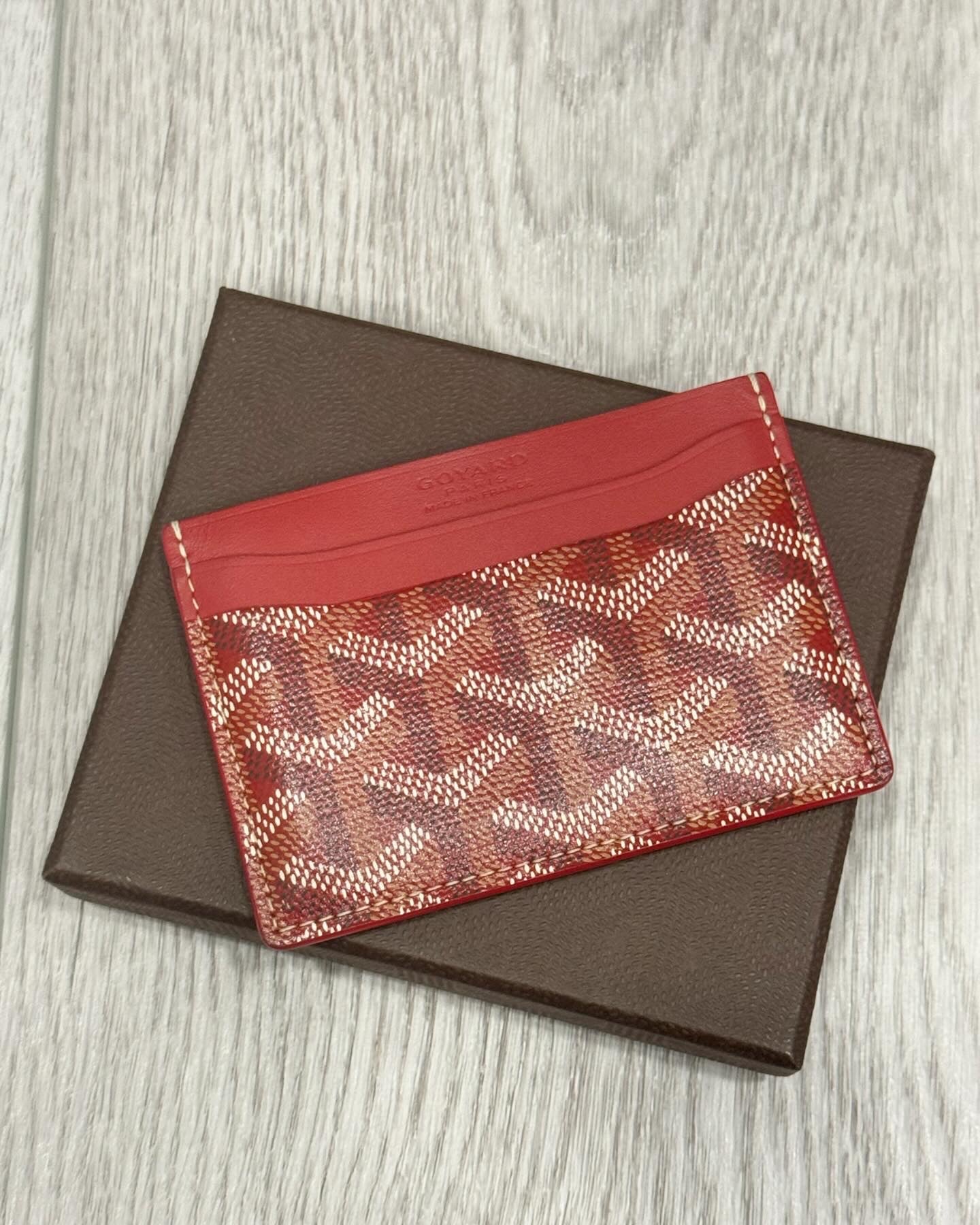 Goyard Red Card case