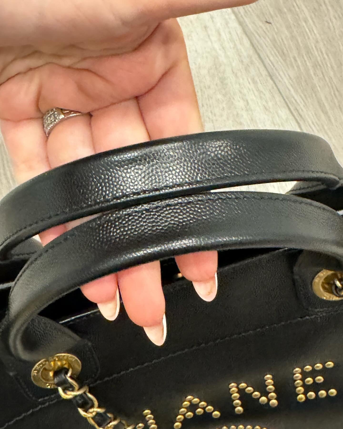 Chanel Deauville Medium Leather Tote