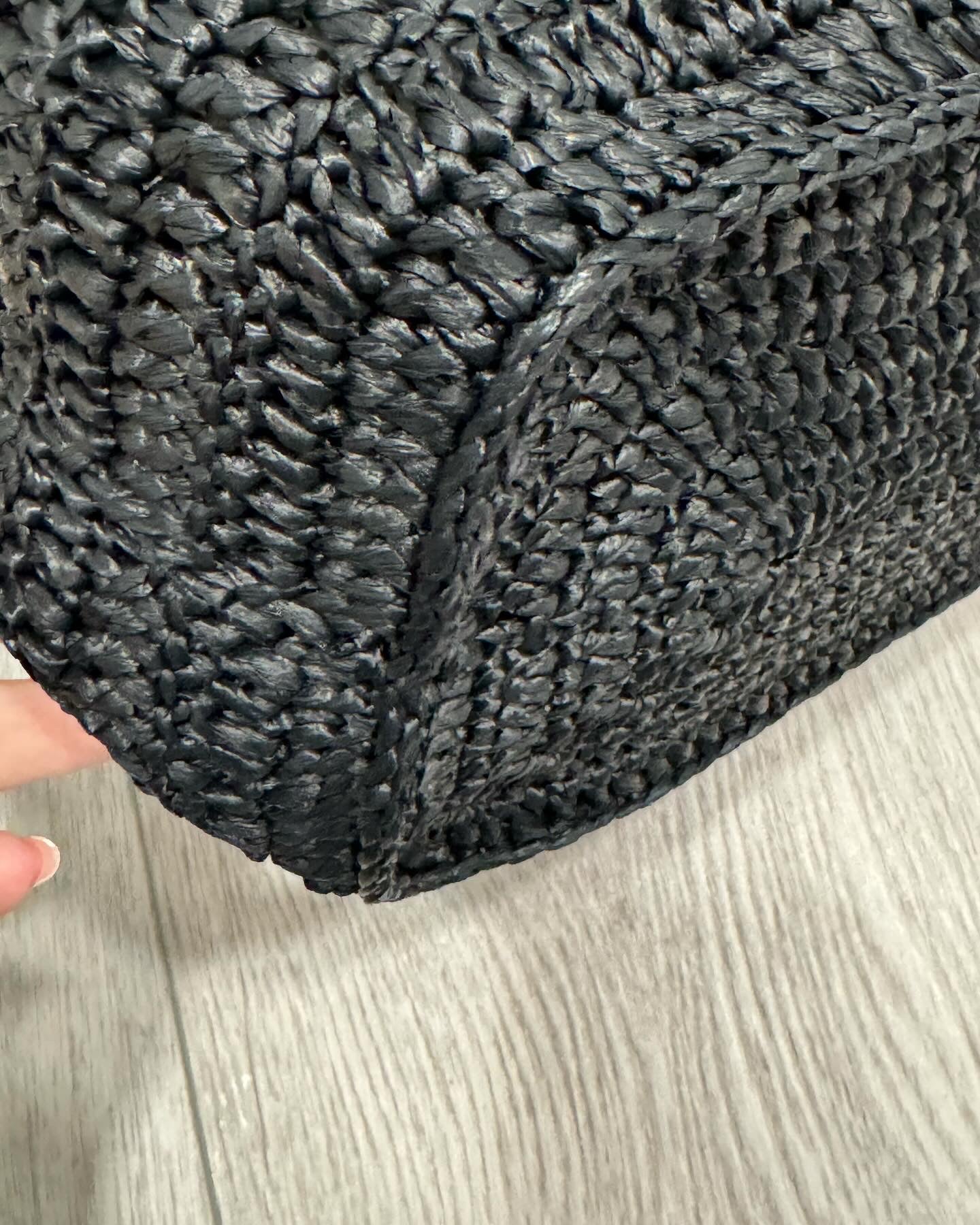 YSL Rive Gauche Raffia Bag