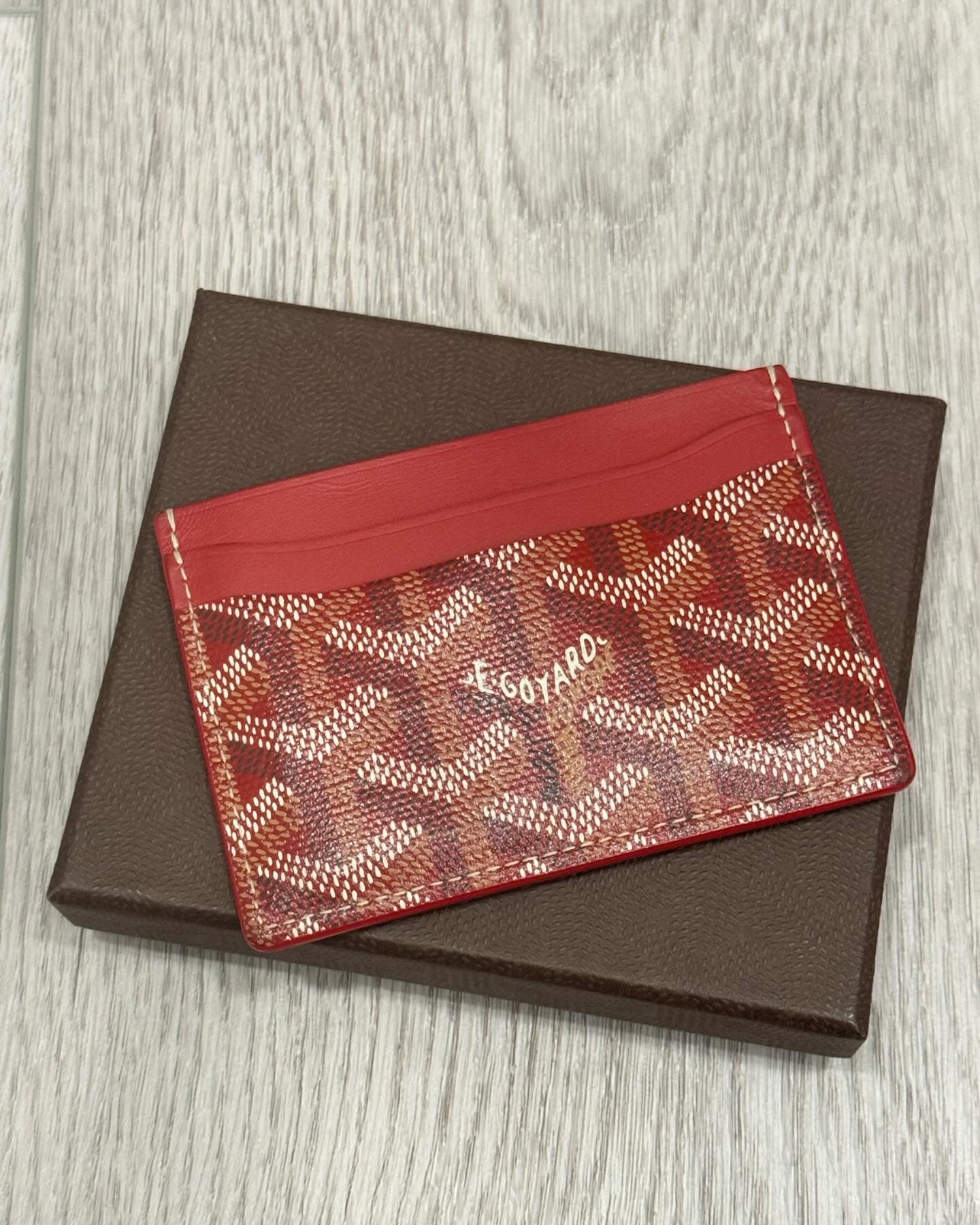 Goyard Red Card case