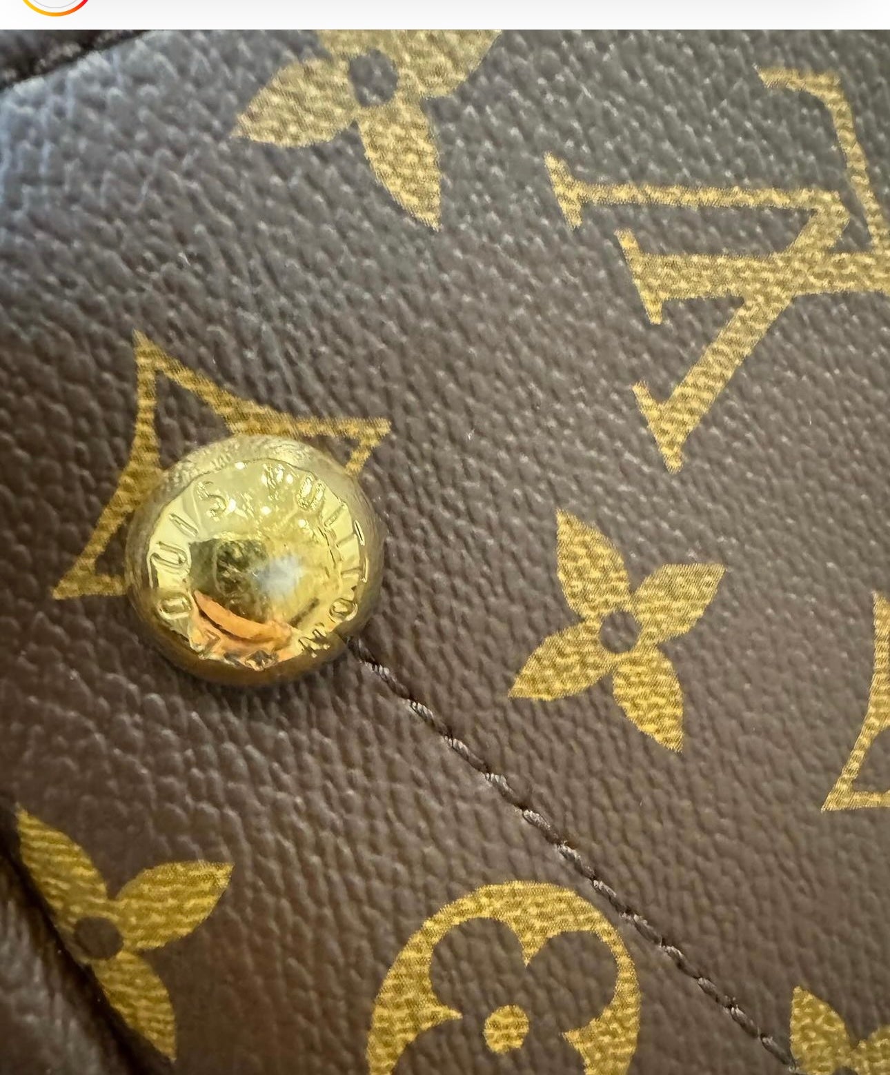 Louis Vuitton Pallas Momogram Red