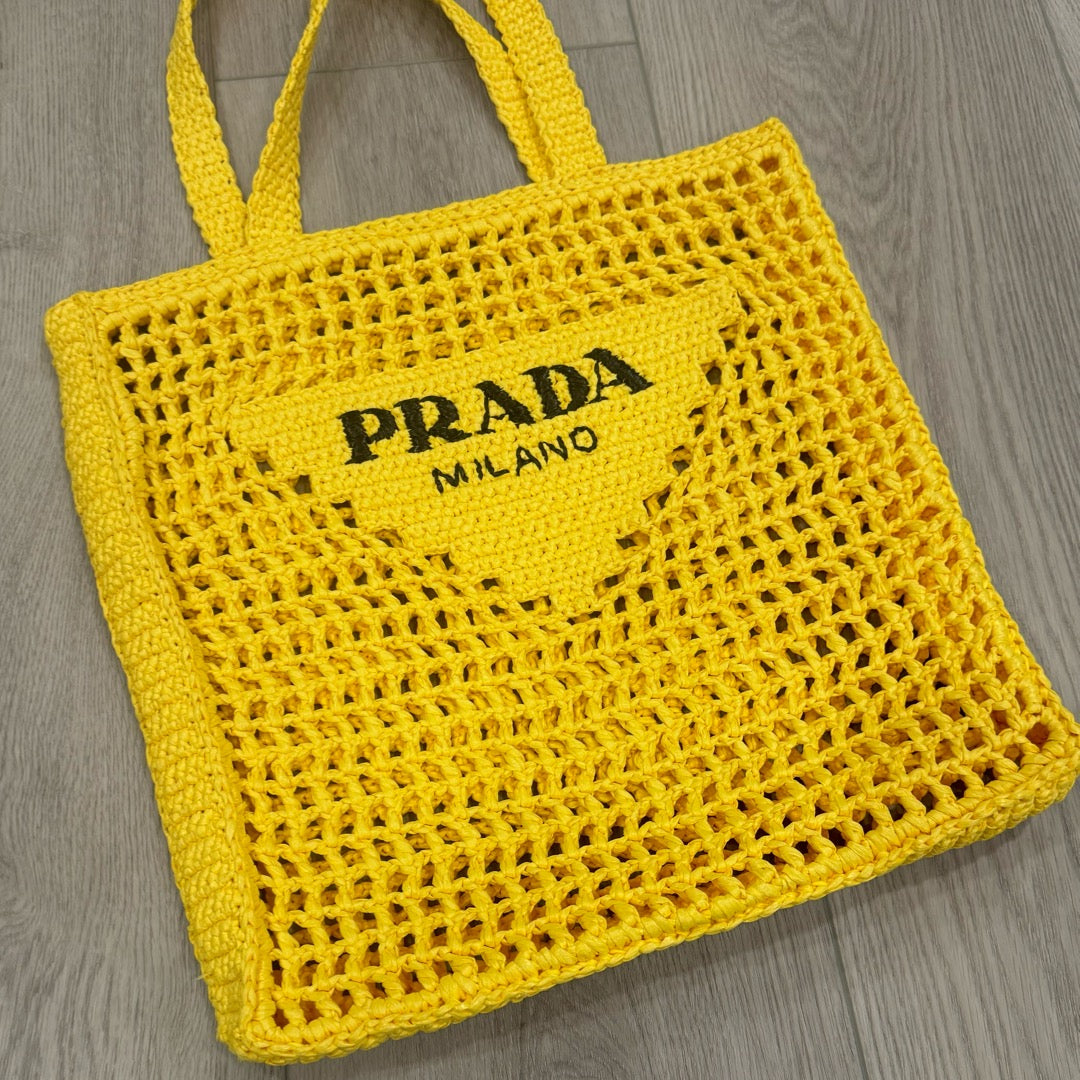 Prada Crochet Tote