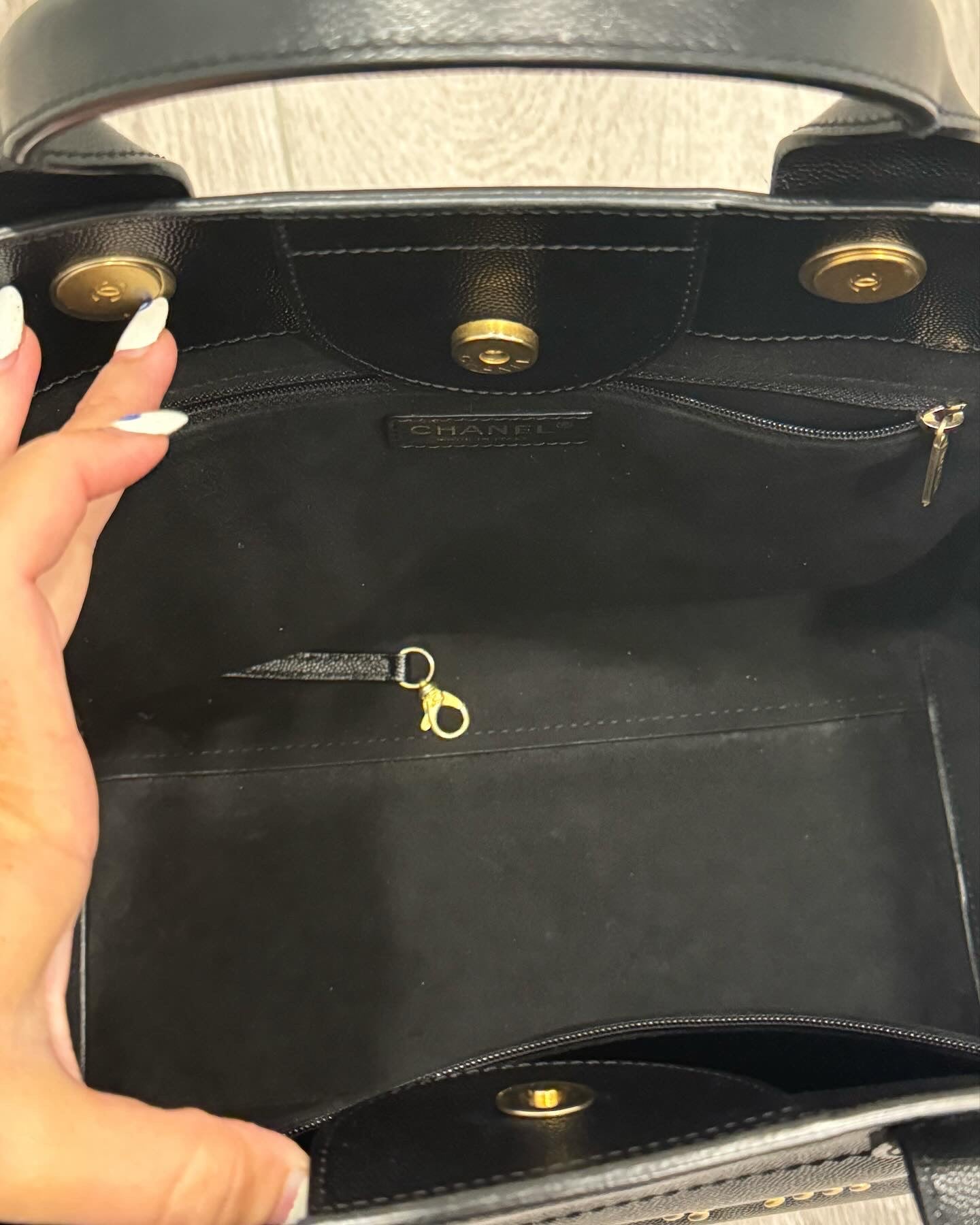 Chanel Deauville Medium Leather Tote